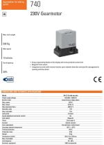 موتور ریلی FAAC مدل 740 (مسکونی) - Image 2