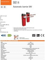راهبند FAAC مدل B614 (الکترومکانیک نیمه صنعتی 24V) - Image 2