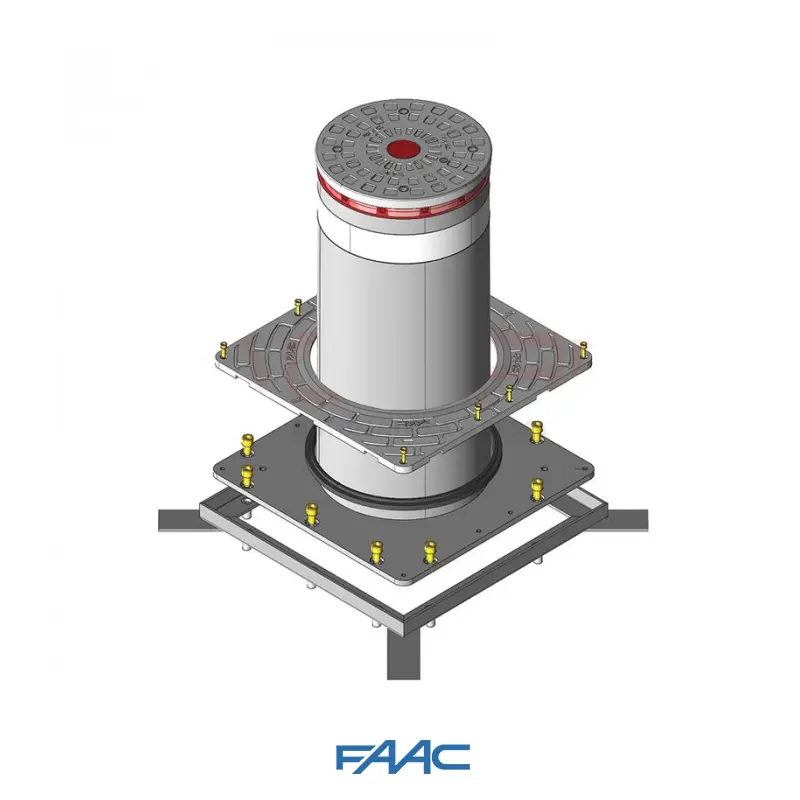faac-j275-sa-600-ps_semi-automatic-h600-commercial-retractable-security-traffic-bollard_03 راهبند کنترل تردد اتوماتیک فک FAAC J275