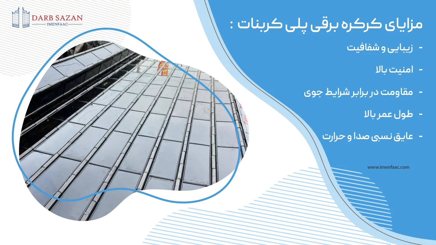مزایای کرکره برقی پلی کربنات