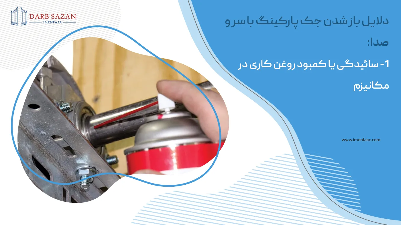 روغن کاری جک پارکینگ