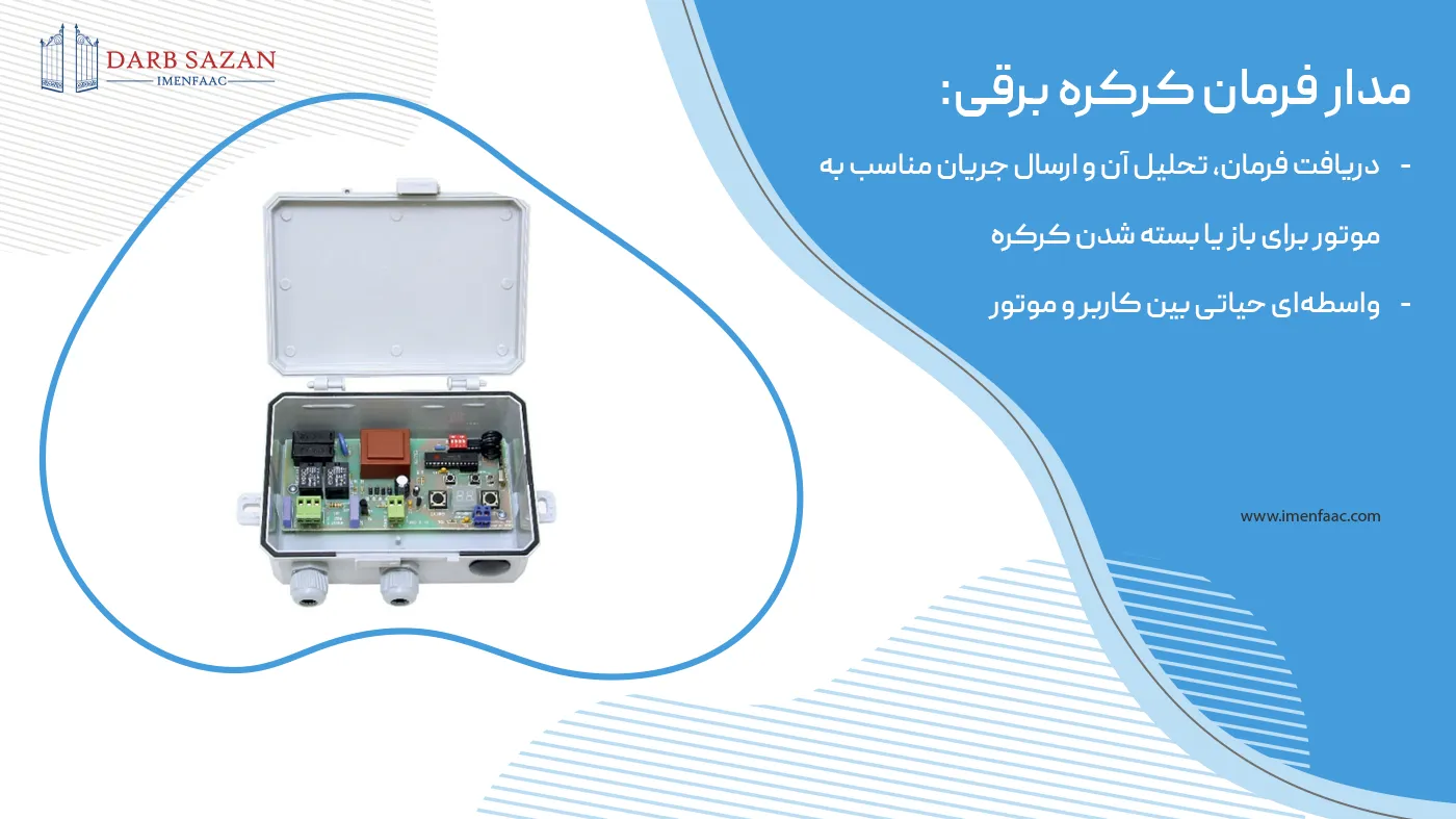 مدار فرمان کرکره برقی چیست