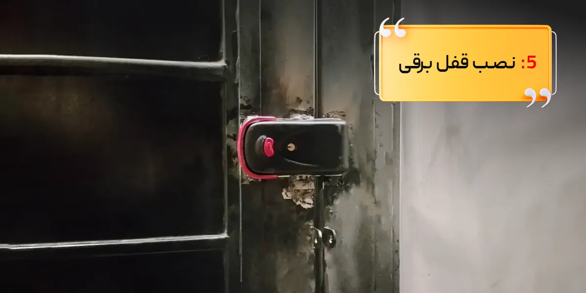 نصب قفل برقی جک پارکینگ